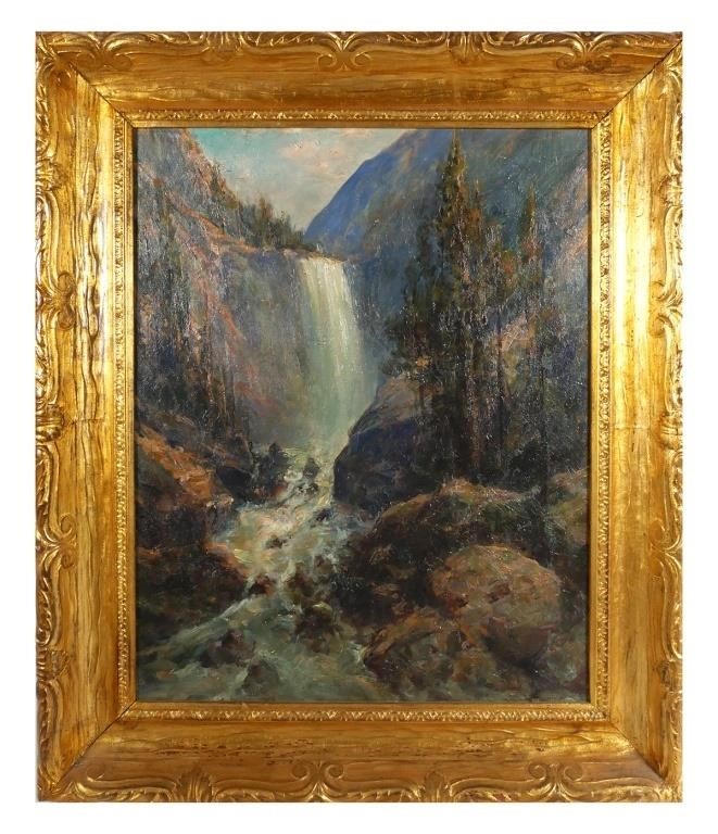 WALTER BURRIDGE OIL ON CANVAS