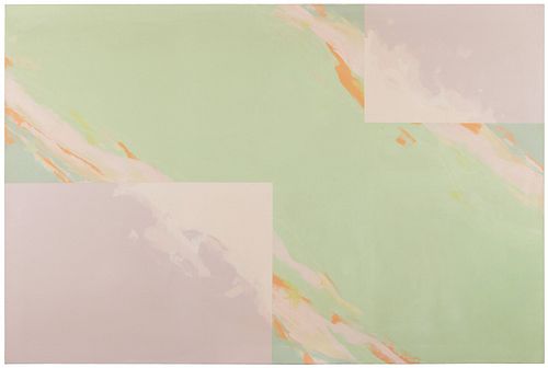 WALTER DARBY BANNARD LARGE ABSTRACT