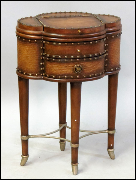 WALTER E. SMYTHE SIDE TABLE. With a