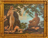 WALTER EINBECK "NUDE COUPLE" O