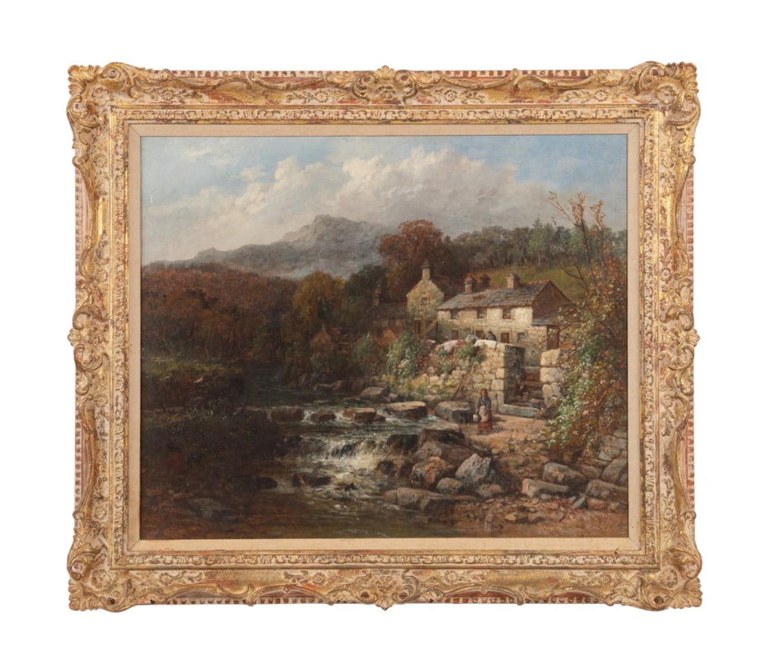 WALTER ELLIS 'STEPPING STONES' 1883