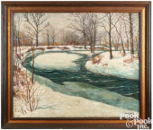 WALTER EMERSON BAUM, OIL ON CA