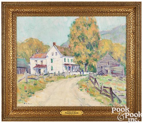 WALTER EMERSON BAUM, OIL ON