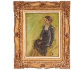 WALTER EMERSON BAUM OIL ON CAN