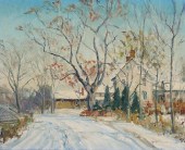 WALTER EMERSON BAUM OIL ON CAN