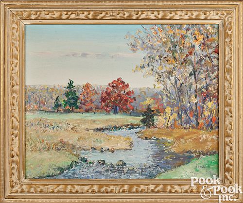 WALTER EMERSON BAUM, OIL ON