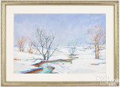 WALTER EMERSON BAUM, PASTEL WI