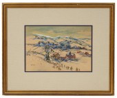 WALTER EMERSON BAUM WATERCOLOR