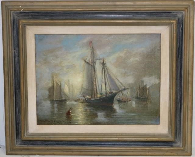 WALTER F. LANSIL (1846-1923) OIL