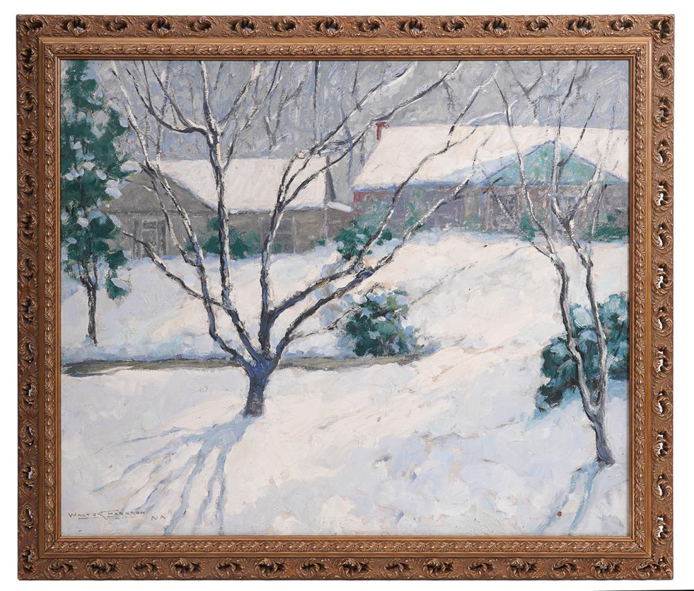 WALTER FARNDON 'WINTER DAY' OIL