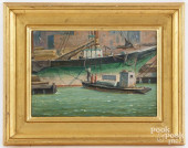 WALTER FEUCHTER, OIL ON BOARD
