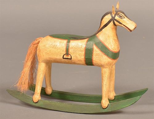 WALTER GOTSHALL FOLK ART ROCKING