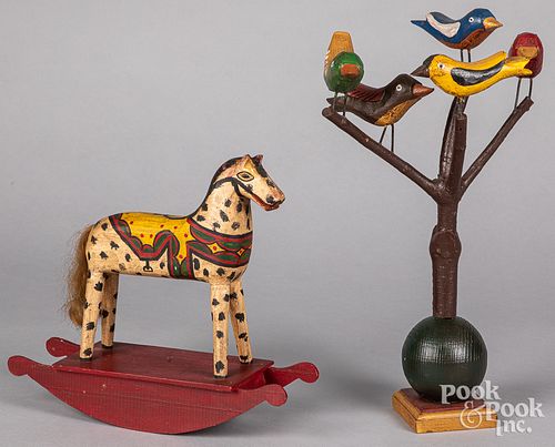 WALTER GOTTSHALL CARVED AND PAINTED