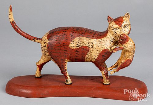 WALTER GOTTSHALL CARVED AND PAINTED