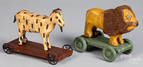 WALTER GOTTSHALL CARVED AND PAINTED