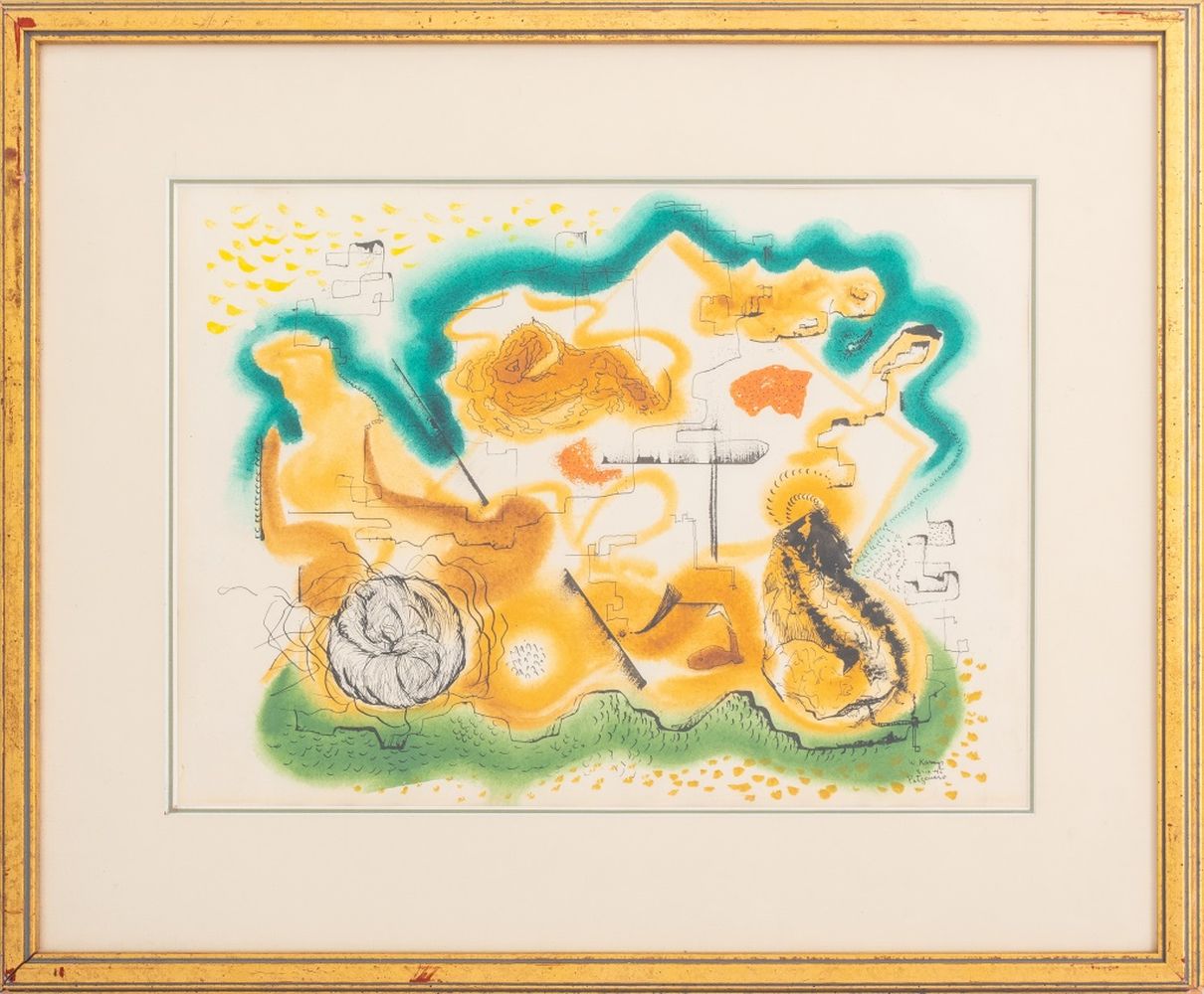 WALTER KAMYS "PATZCUARO" WATERCOLOR