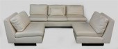 WALTER KNOLL CREAM LEATHER SEC