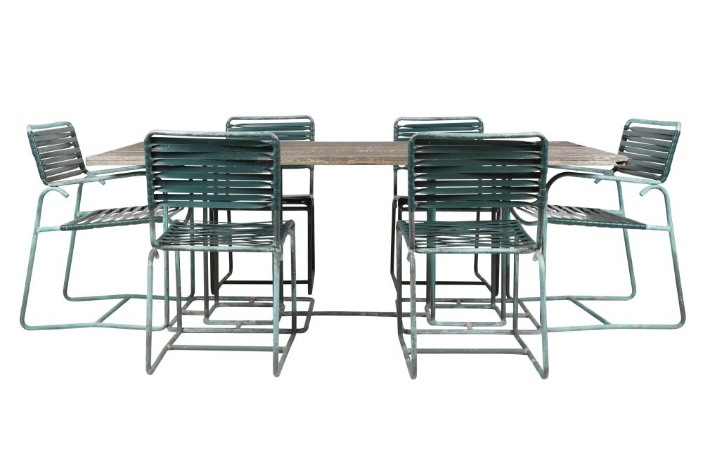WALTER LAMB: DINING TABLE AND