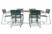 WALTER LAMB: DINING TABLE AND