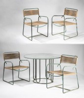 WALTER LAMB: DINING TABLE AND