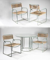 WALTER LAMB: DINING TABLE AND