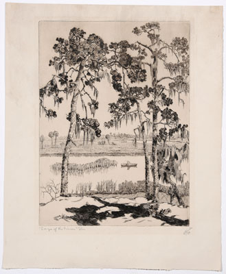 Walter Ronald Locke etching