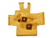 WALTER SCHLUEP 18KT GOLD & DIA