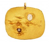 WALTER SCHLUEP 18KT. GOLD, DIA