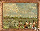 WALTER STUEMPFIG, OIL ON CANVA
