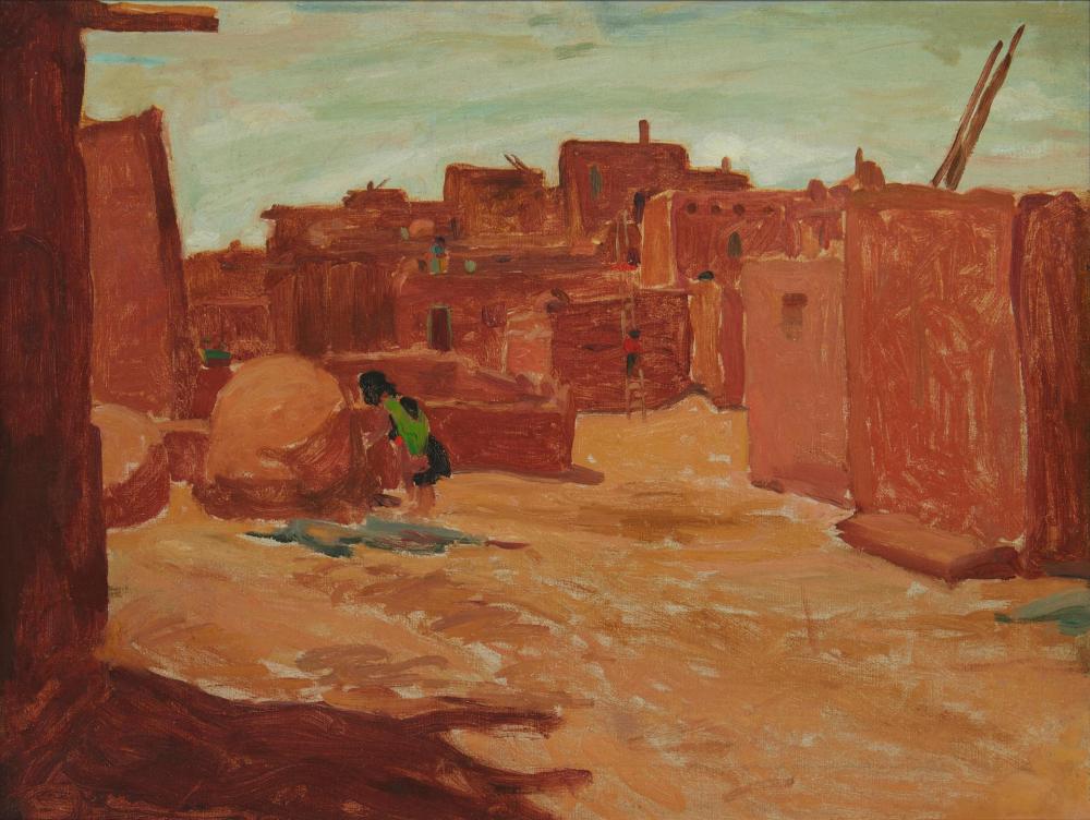 WALTER UFER, (1876-1936), PUEBLO