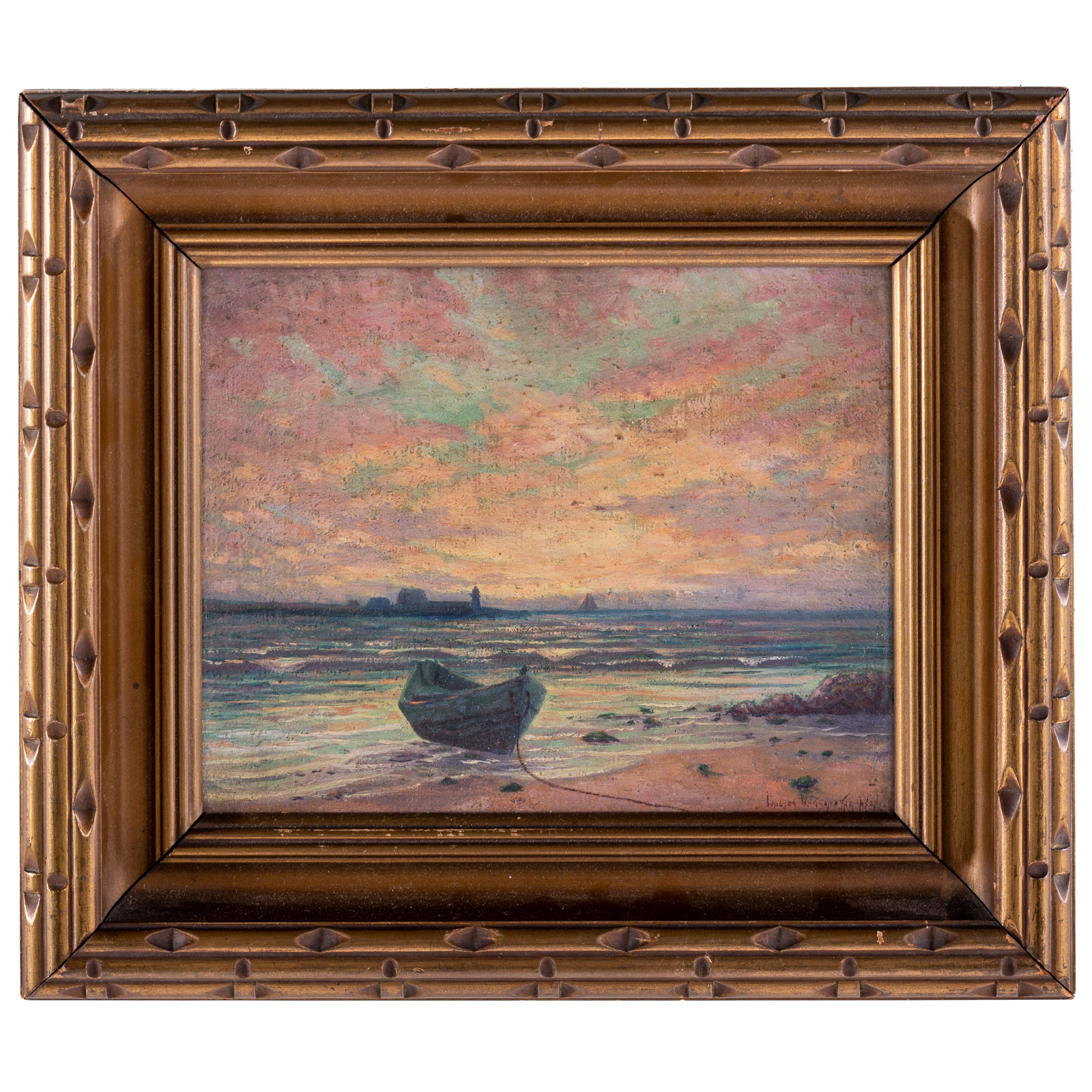WALTER WHITCOMB THOMPSON. "SUNSET -