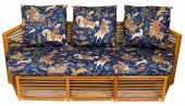 WALTERS WICKER BAMBOO SETTEE W
