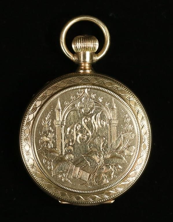 WALTHAM 14K GOLD HUNTING CASE