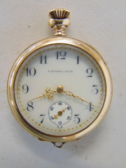 WALTHAM 14K GOLD POCKET WATCH,