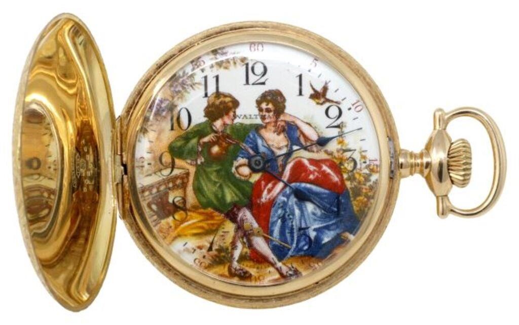 WALTHAM 14KT GOLD HUNTER CASE