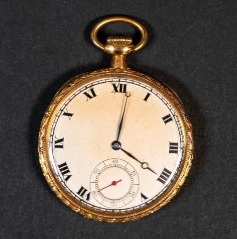 WALTHAM 18K GOLD POCKET