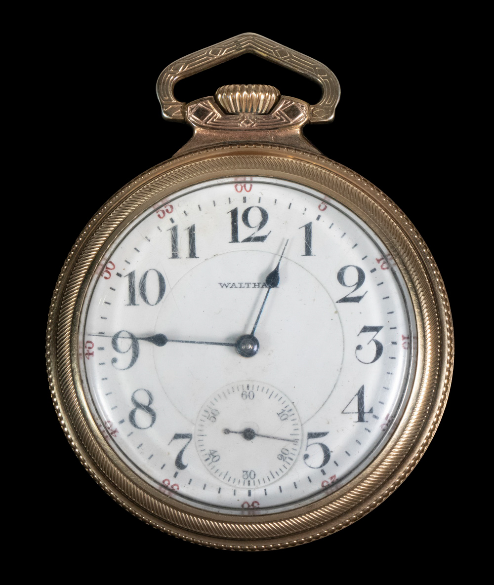 WALTHAM 845 POCKET WATCH Open
