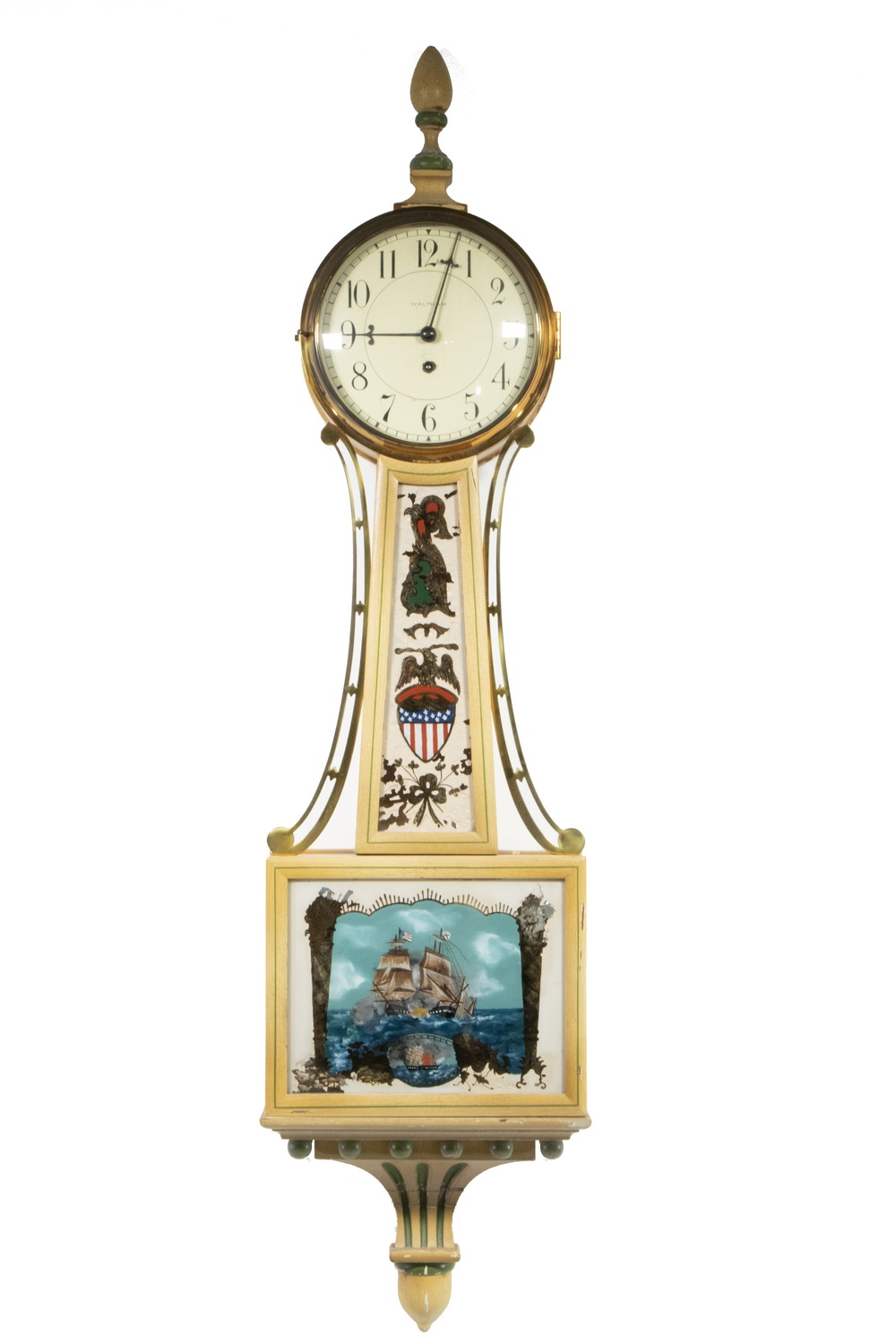 WALTHAM BANJO CLOCK Circa 1930