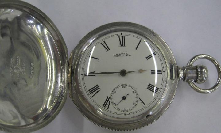Waltham Coin Silver Hunt Case