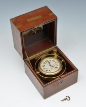 WALTHAM DECK WATCH, MAHOGANY B