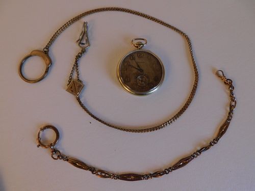 WALTHAM GOLD POCKET WATCH &