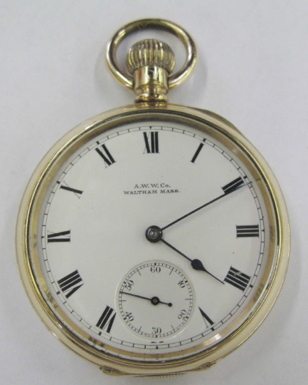 Waltham Rolled Gold Open-Faced