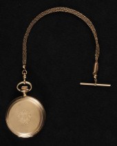 WALTHAM WATCH CO. GOLD POCKET