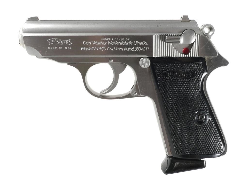 WALTHER PPK/S PISTOL 9MM KURZ