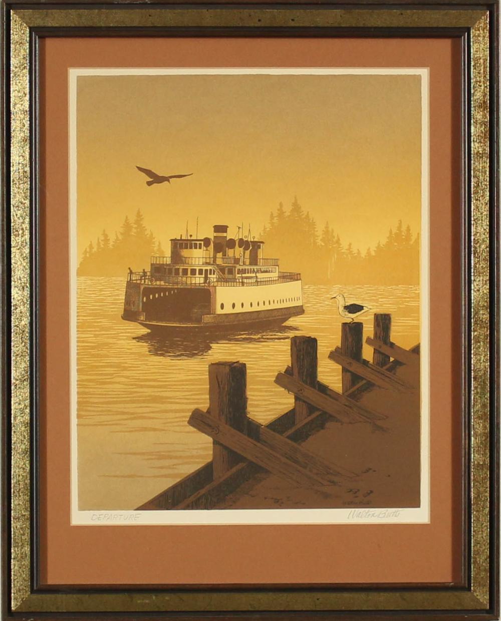 WALTON BUTTS TEN SILKSCREEN