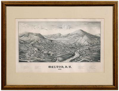Walton, New York lithograph,