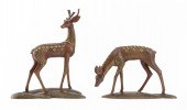 WANG JIDA BUCK & DOE BRONZE SC