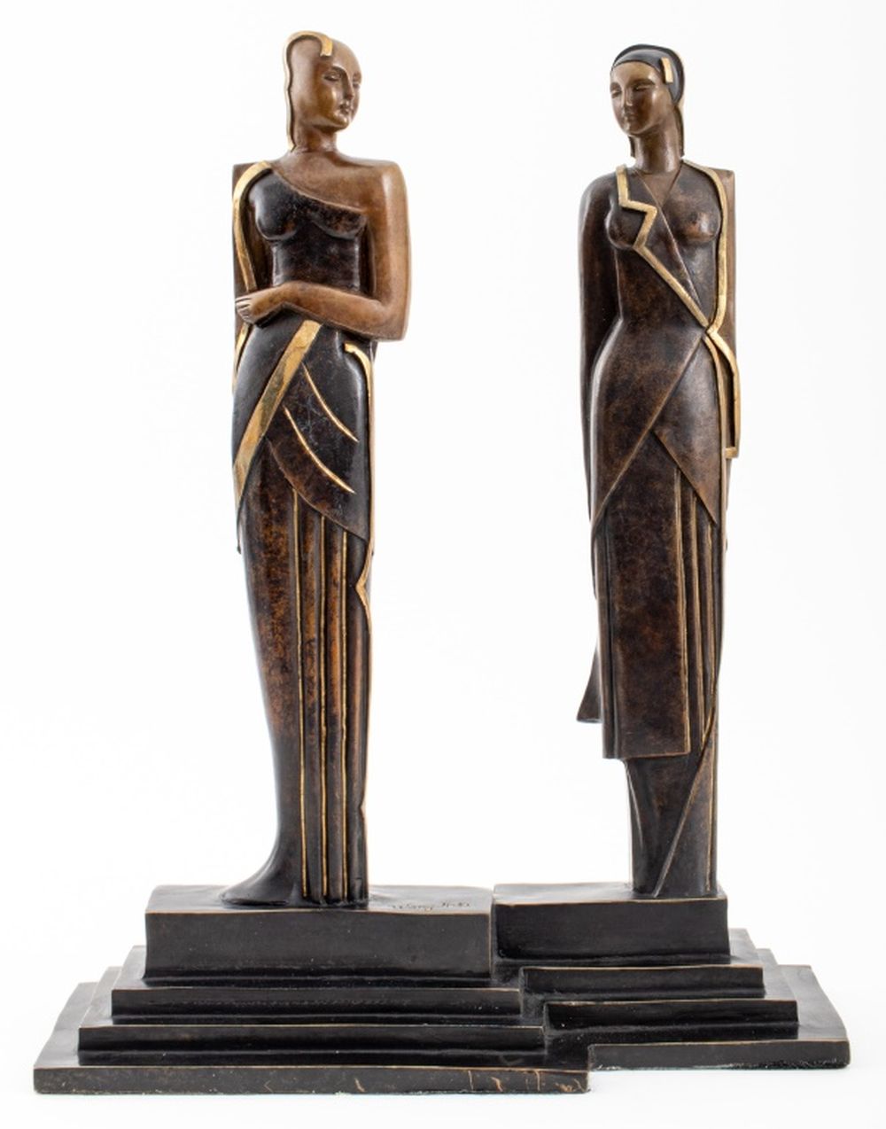 WANG JIDA "EAST & WEST" BRONZE