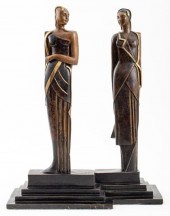 WANG JIDA "EAST & WEST" BRONZE