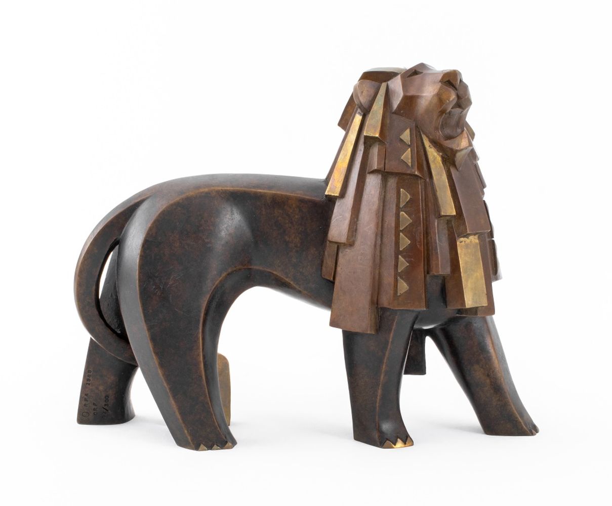 WANG JIDA "LION" BRONZE